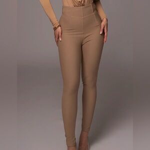 JLuxLABEL Sand Ultra High Waist Skinny Pants, Size Small